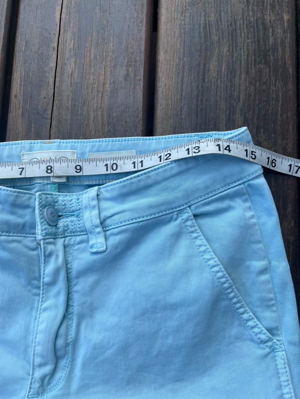 Chino by Anthropologie Chino Relaxed Pants with Tapered Fit size 27 - Picture 9 of 11